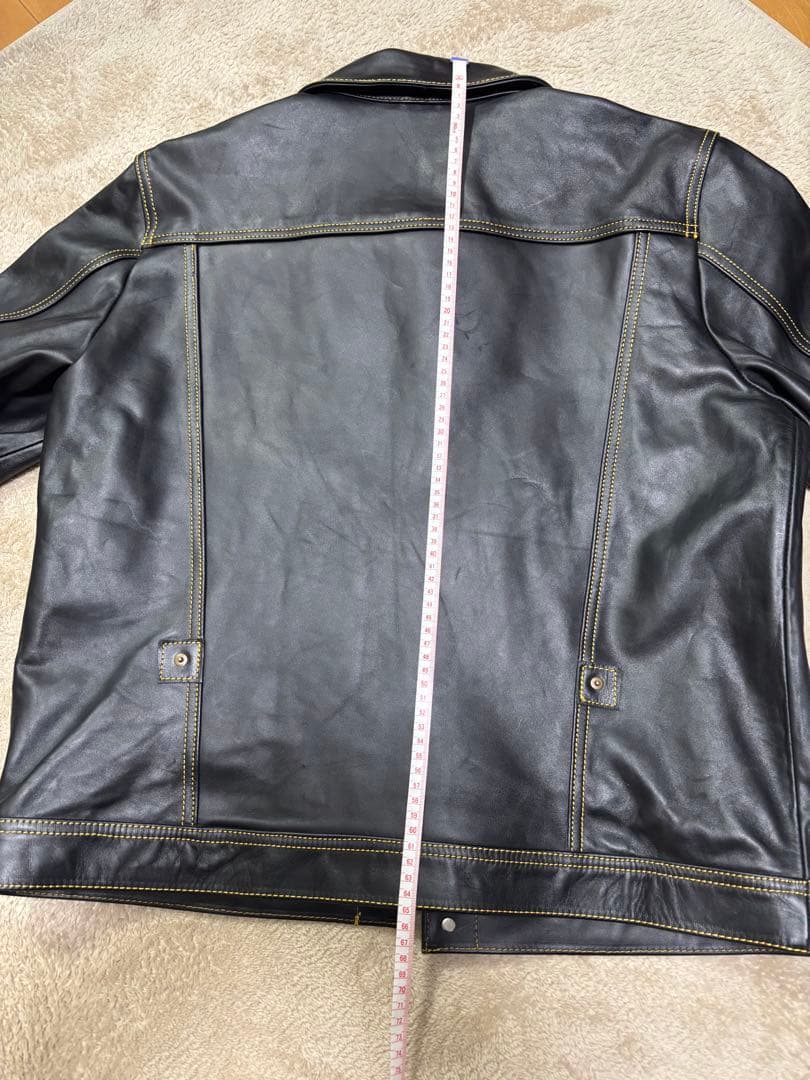 【超美品】ホースハイドレザージャケット 黒