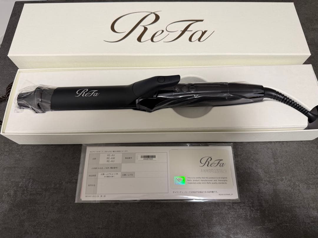 ReFa カールヘアアイロン ブラック 32mm