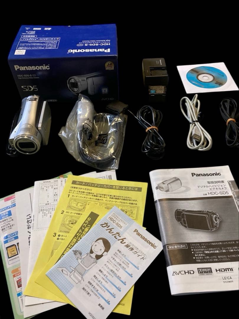 【美品】Panasonic デジタルハイビジョンカメラ HDC-SD5-S