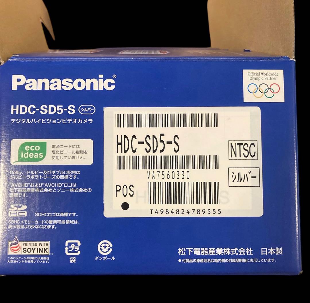 【美品】Panasonic デジタルハイビジョンカメラ HDC-SD5-S
