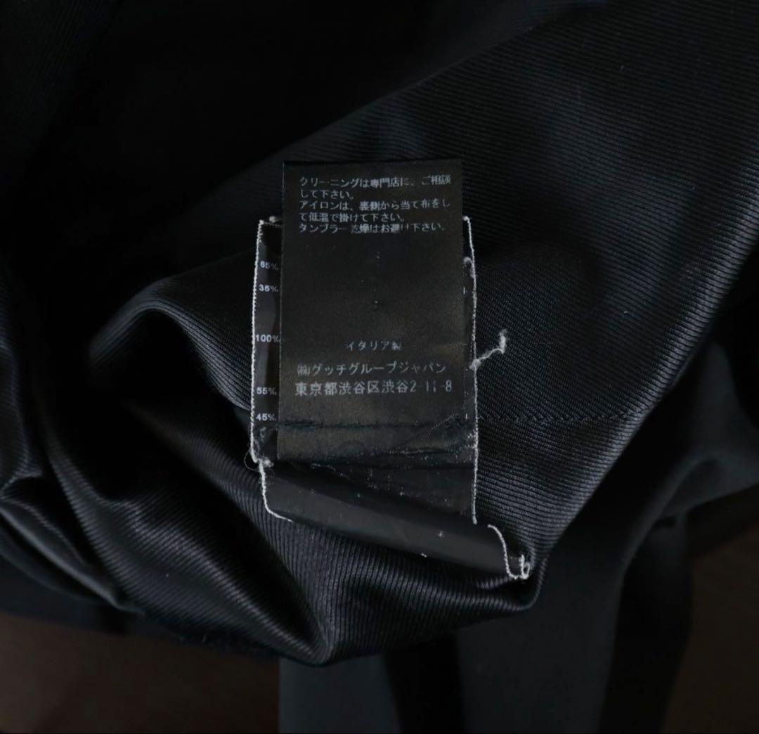 m*u様 13SS エディ期 レザー切り替えジップアップジャケット サンローラン