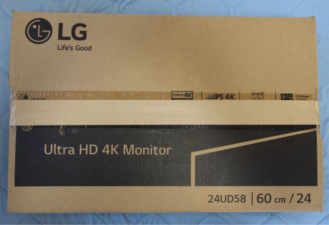 LG 24UD58 Ultra HD 4K Monitor 本体