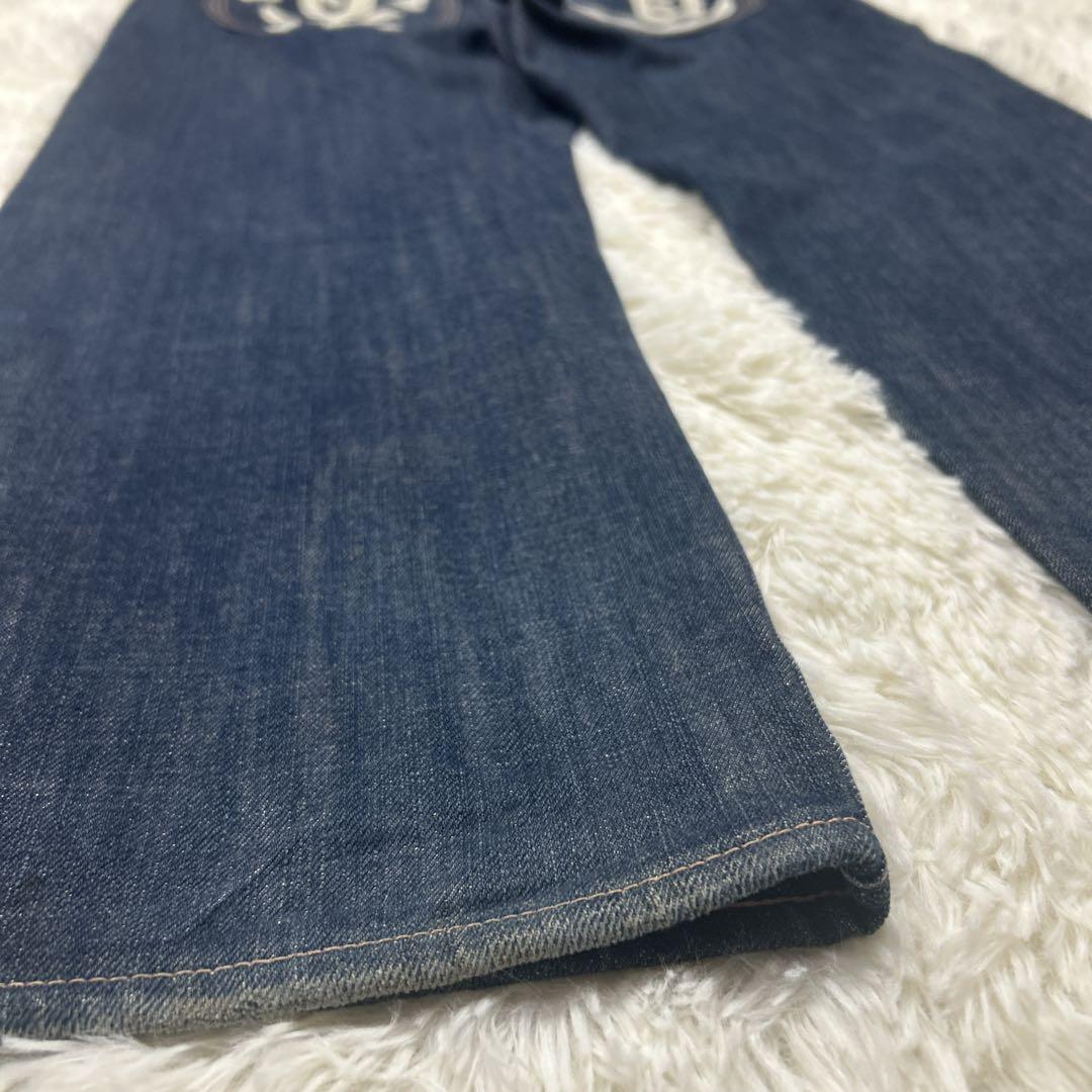 希少　ヤマネデラックス　1959 道楽　セルビッジ　ペンキ　股リベット　ワイド