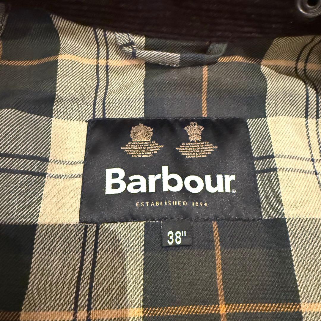 【タグ付】Barbour OS Bedale ワックスコットン 38 SAGE