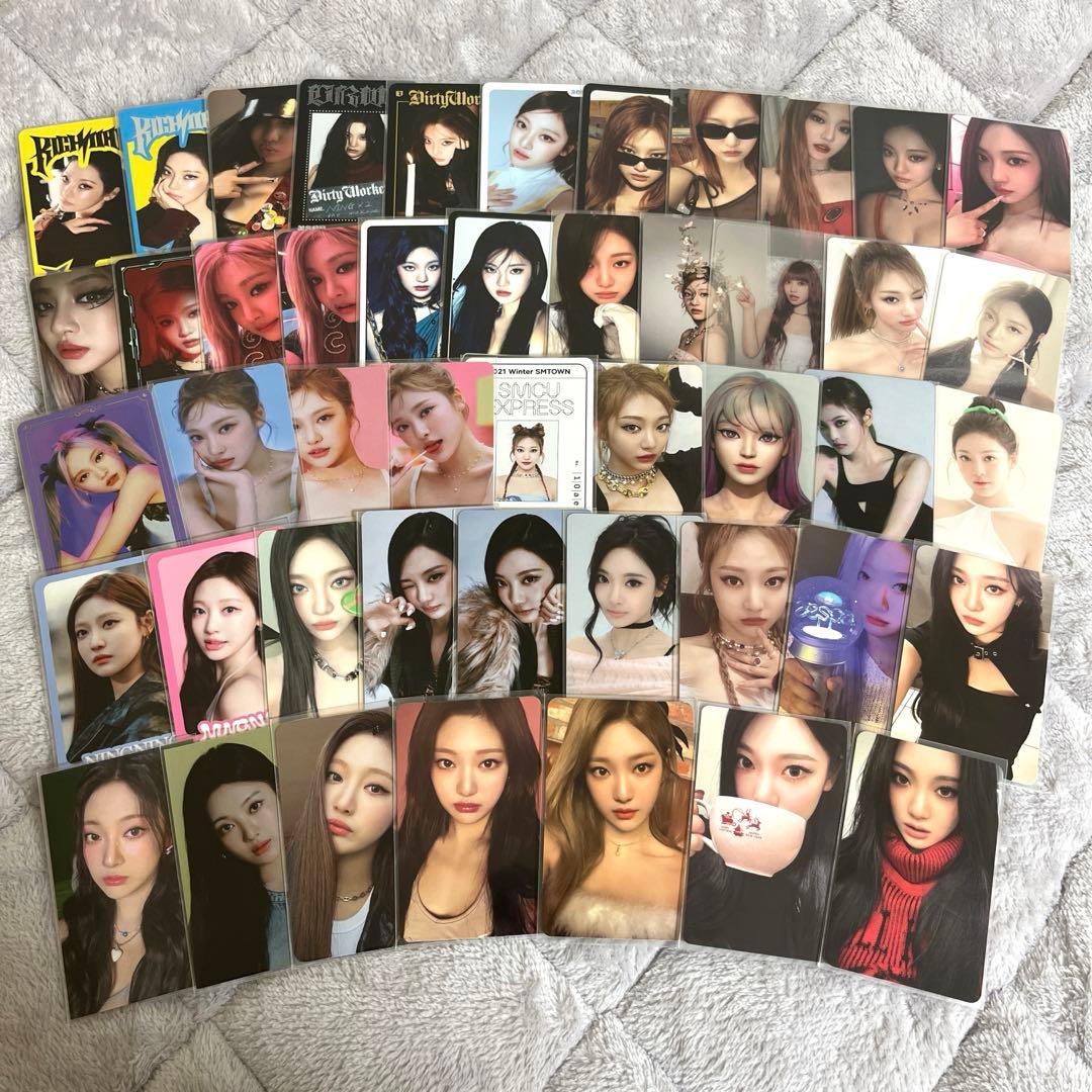 aespa ニンニン　トレカ　ラントレ　セット　まとめ売り　特典　md