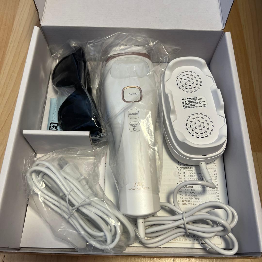 【美品】TBC 光脱毛器 ヒカリビューティ4 プロ サロン専売品 自宅ムダ毛処理