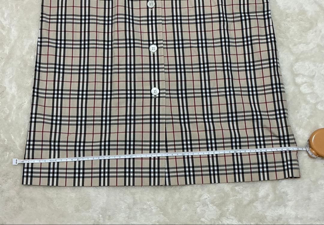BURBERRY チェック柄 半袖ワンピース