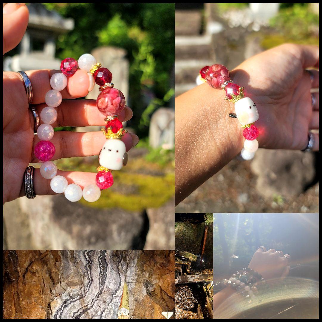 シマエナガ１点もの私物.人気を集め目標達成オルゴブレスレット