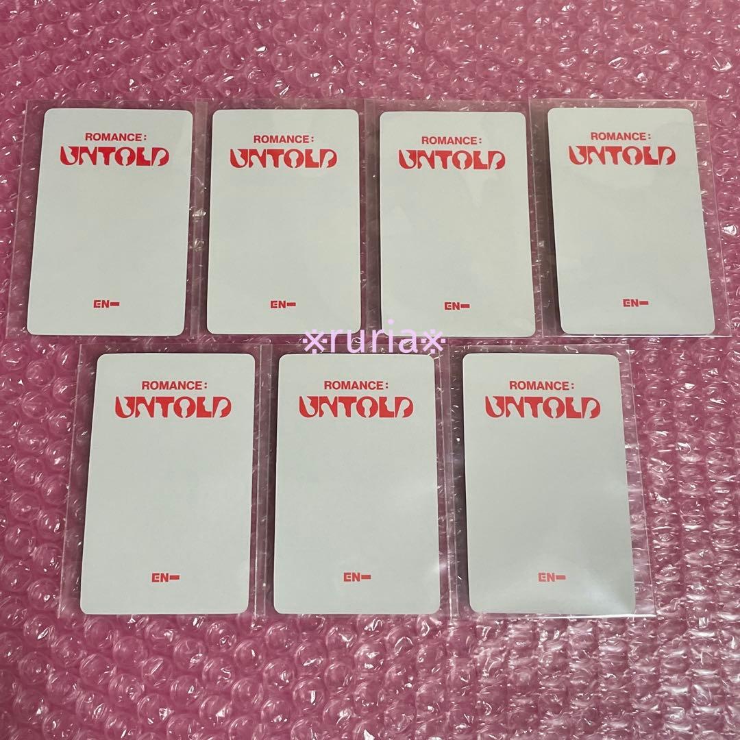 ROMANCE UNTOLD ユニバ ラキドロ トレカ コンプ7枚 公式品