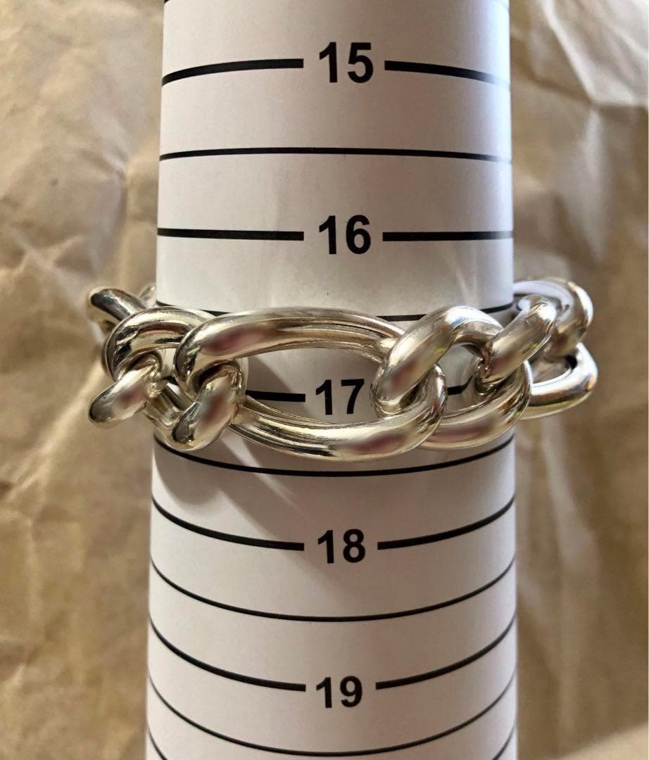 イタリア製 vintage 925 シルバーチェーンブレスレット