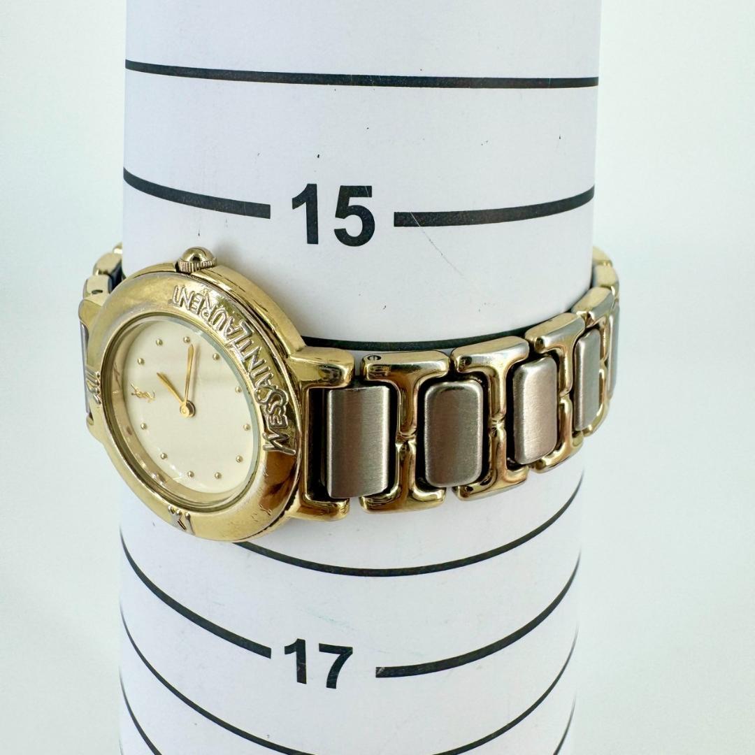 【新品電池】YVESSAINTLAURENT コンビ レディース 腕時計