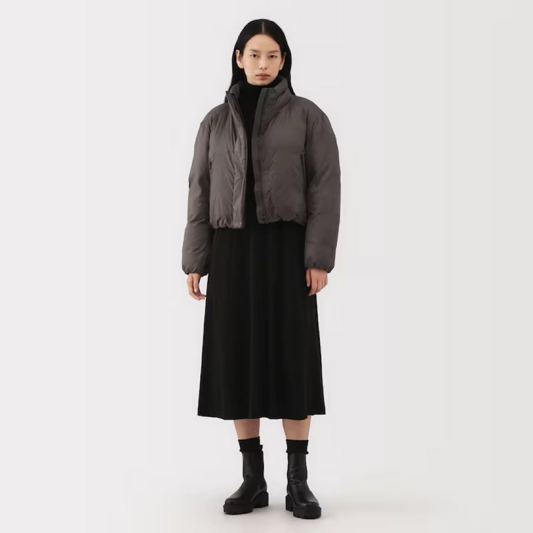【25AW✨未使用タグ付】MUJI Labo ダウンショートジャケット L モカ