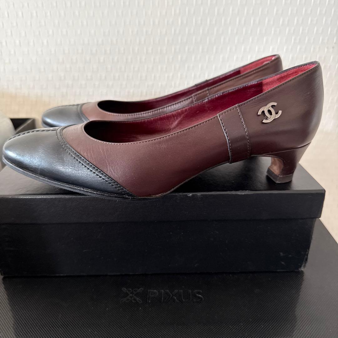 CHANEL靴　38 1/2サイズ　25cm C