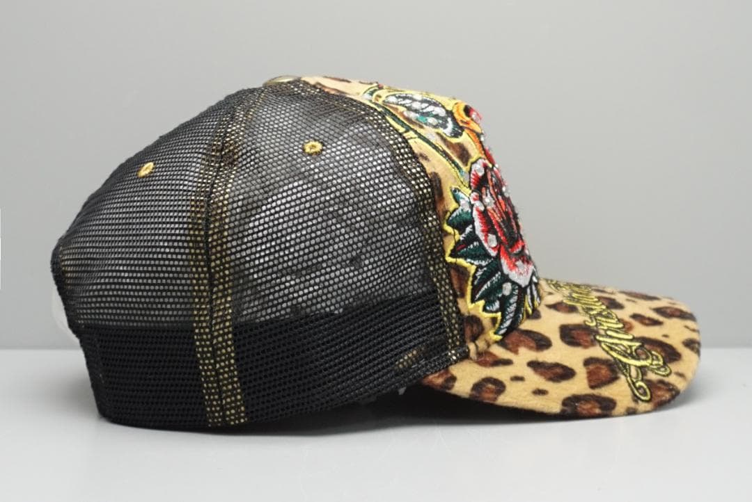 00's Christian Audigier キャップ Ed Hardy 黄色