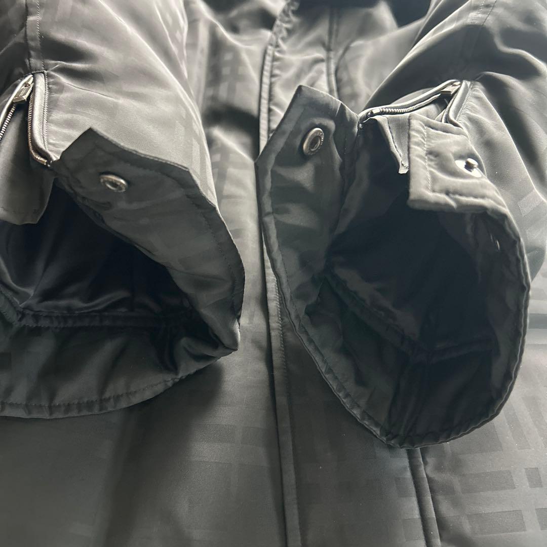 Burberry London メンズダウンジャケット フード付き チェック柄