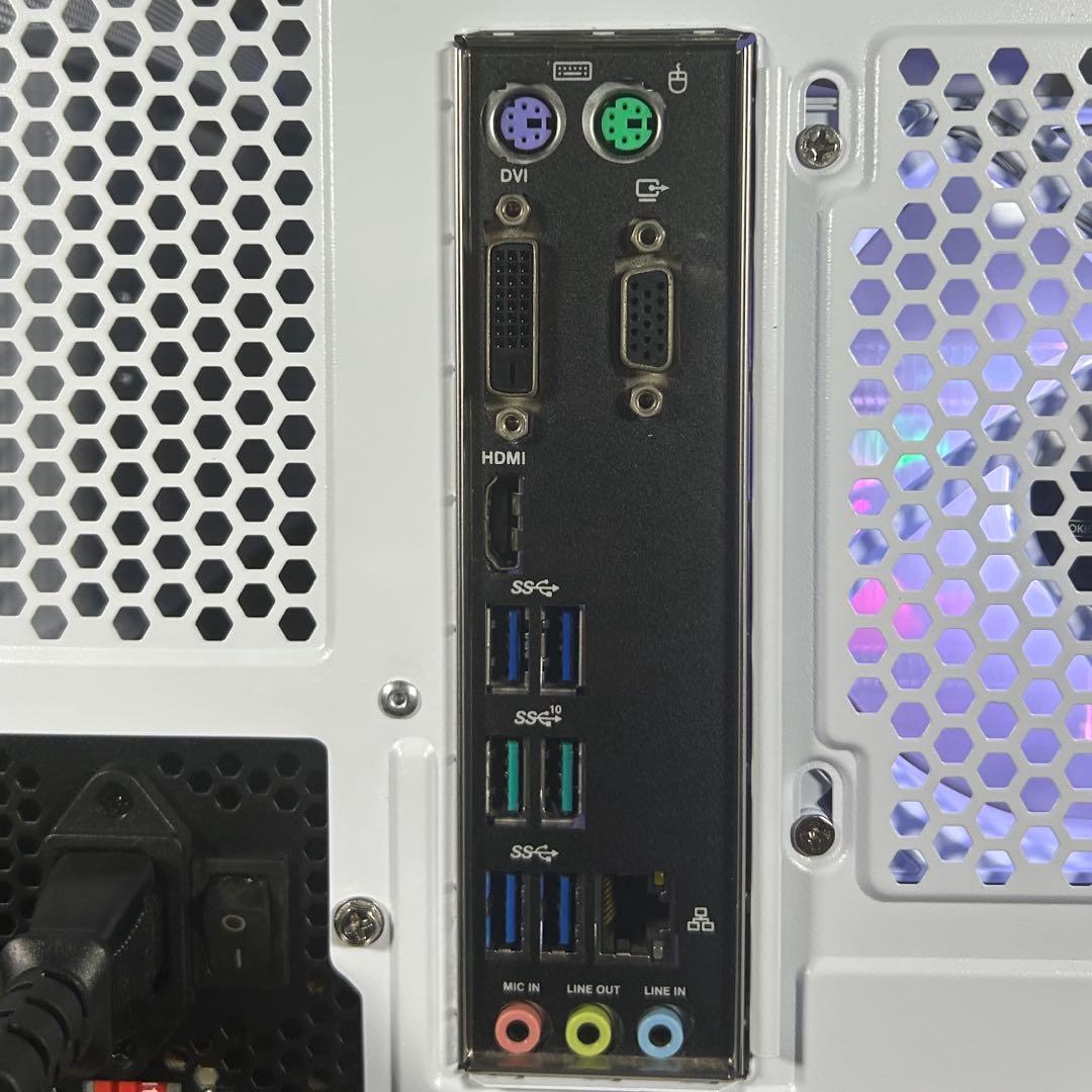 光る 高性能白ゲーミングPC Ryzen GTX1660ti Windows11