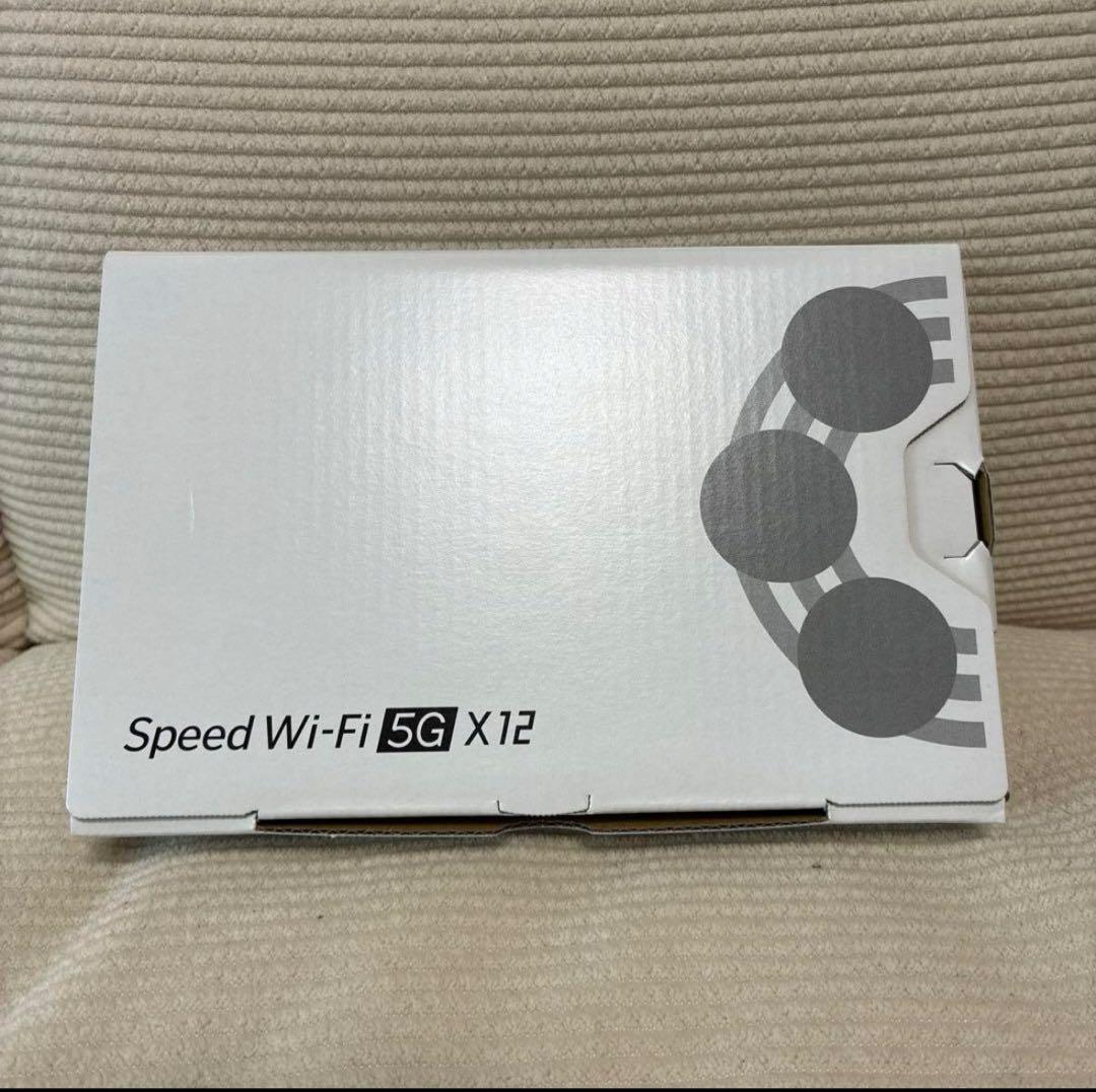 【新品未使用】Speed Wi-Fi 5G X12 モバイルルーター本体のみ
