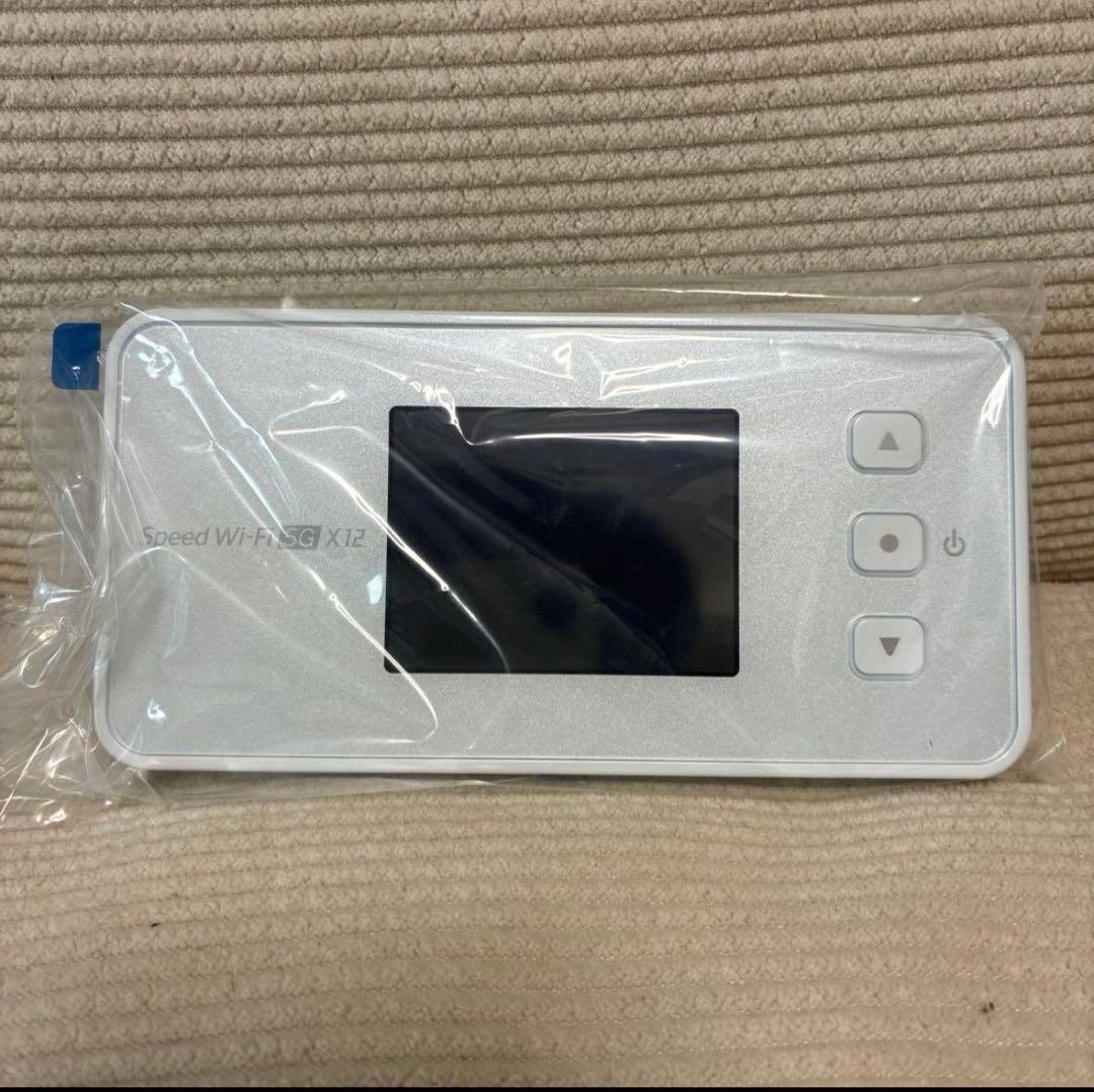 【新品未使用】Speed Wi-Fi 5G X12 モバイルルーター本体のみ