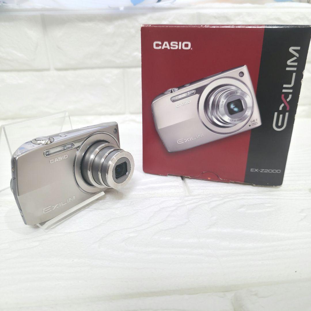 【449】CASIO　EXILIM　EX-Z2000 デジタルカメラ　シルバー