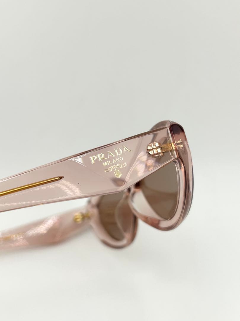 ✨極上美品・付属品完備✨　プラダ　サングラス　シンボルロゴ　キャットアイ　Y2K