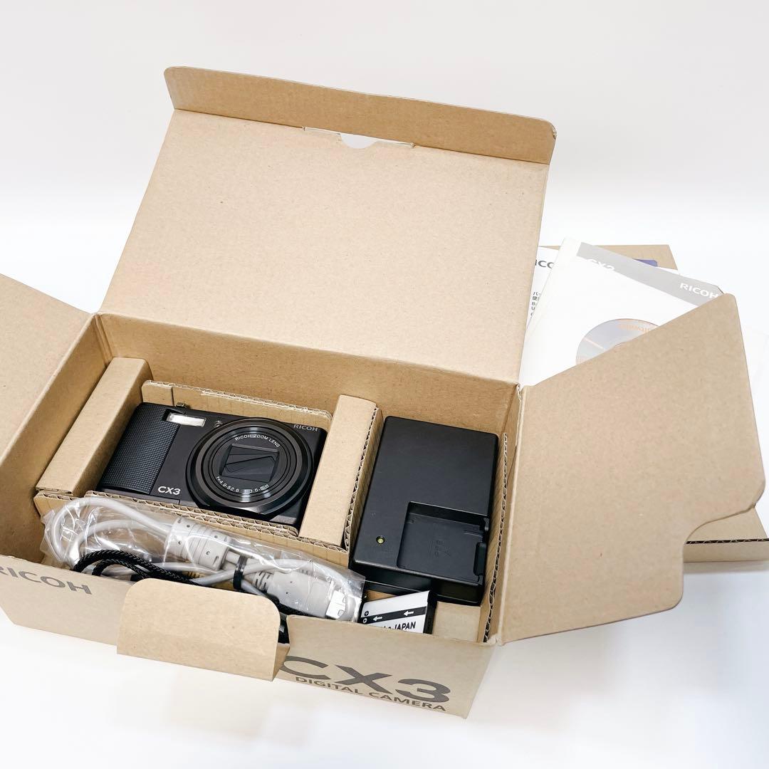 RICHO リコー CX3 コンパクトデジタルカメラ ブラック 黒 美品