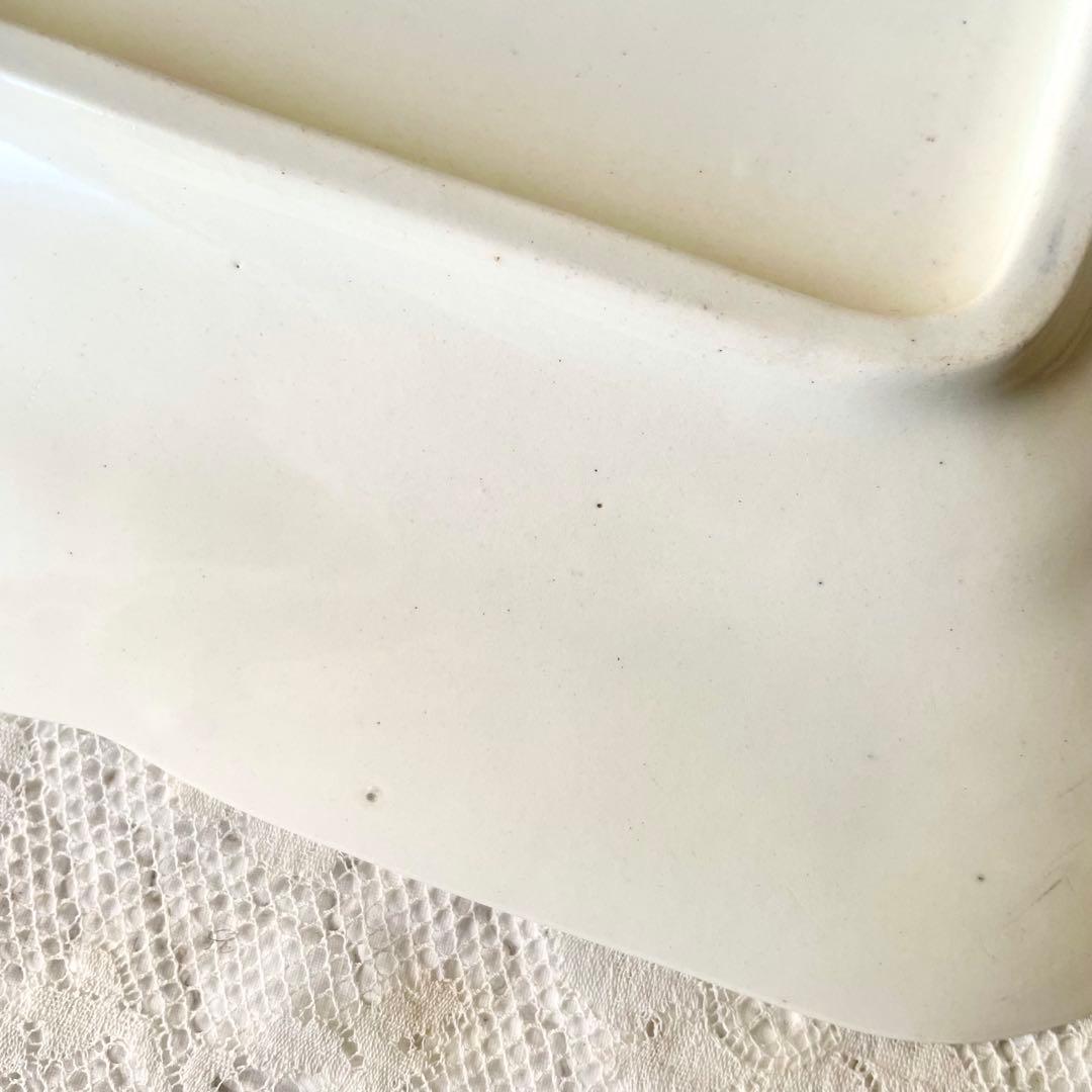 【希少レア】サルグミンヌ ラヴァリエール広告スクエアプレートフランスアンティーク