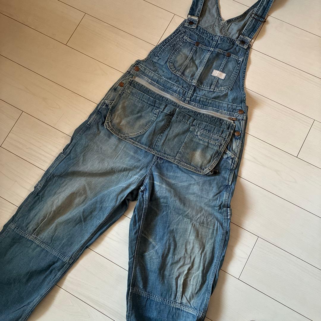 BLUEBLUE オーバーオール ペインターパンツ