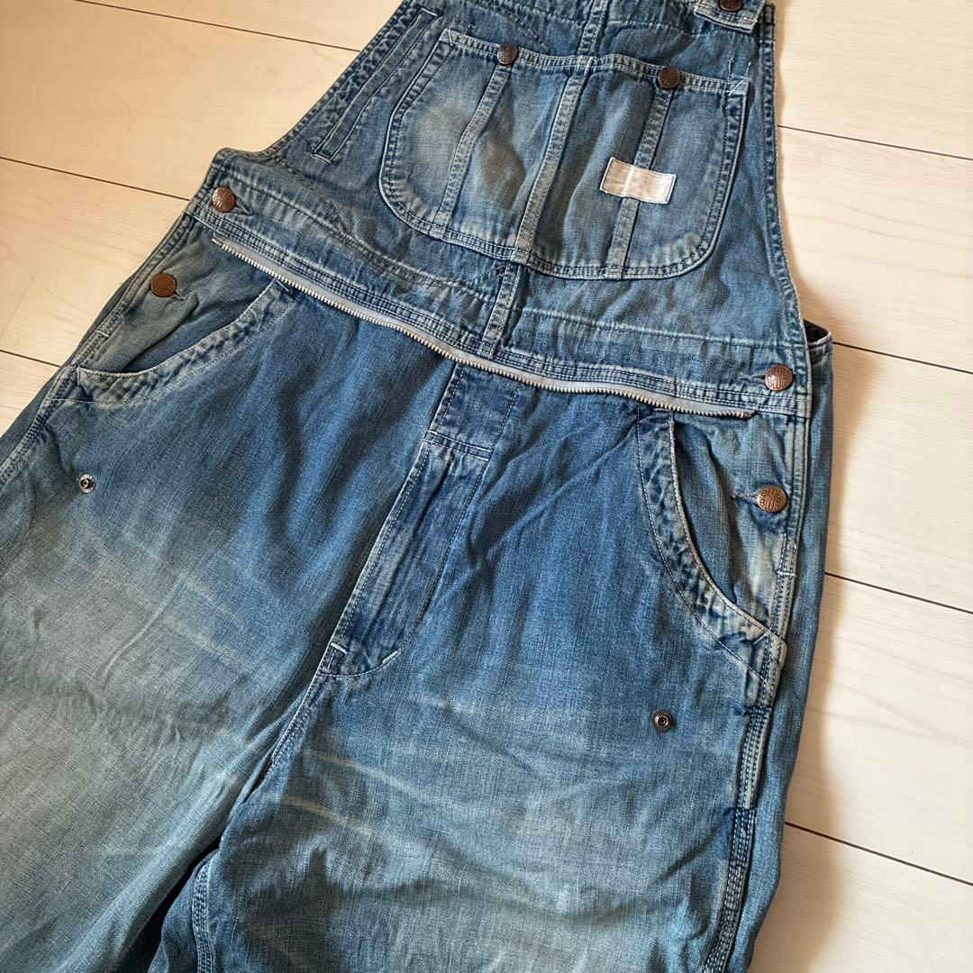 BLUEBLUE オーバーオール ペインターパンツ