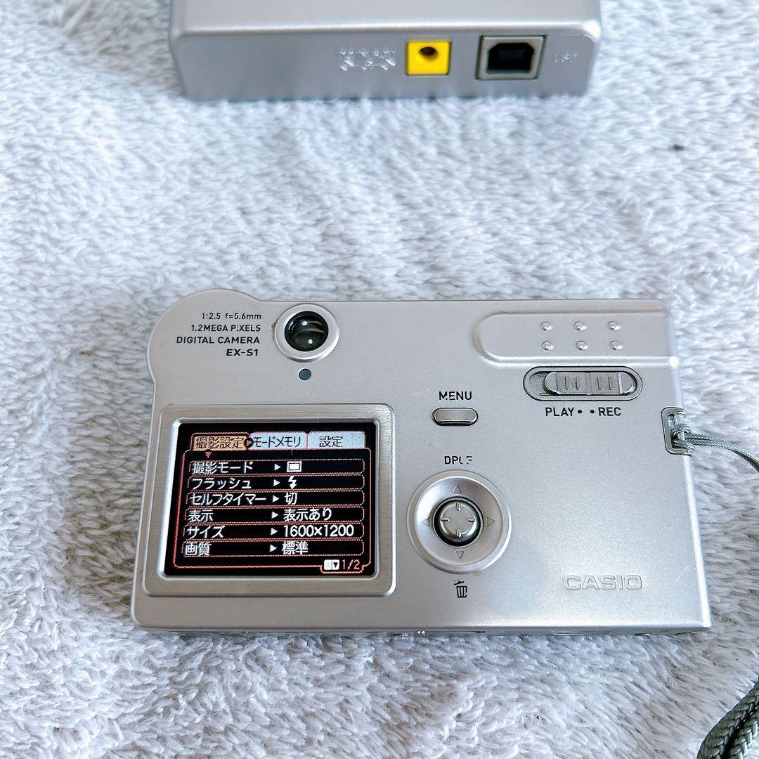 CASIO EXILIM デジタルカメラ 充電器付き EX-S1 レトロ