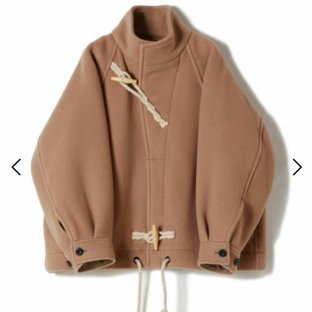 25AW 【HYKE】ハイク ダブルフェイスウール ハーフダッフルコート　1