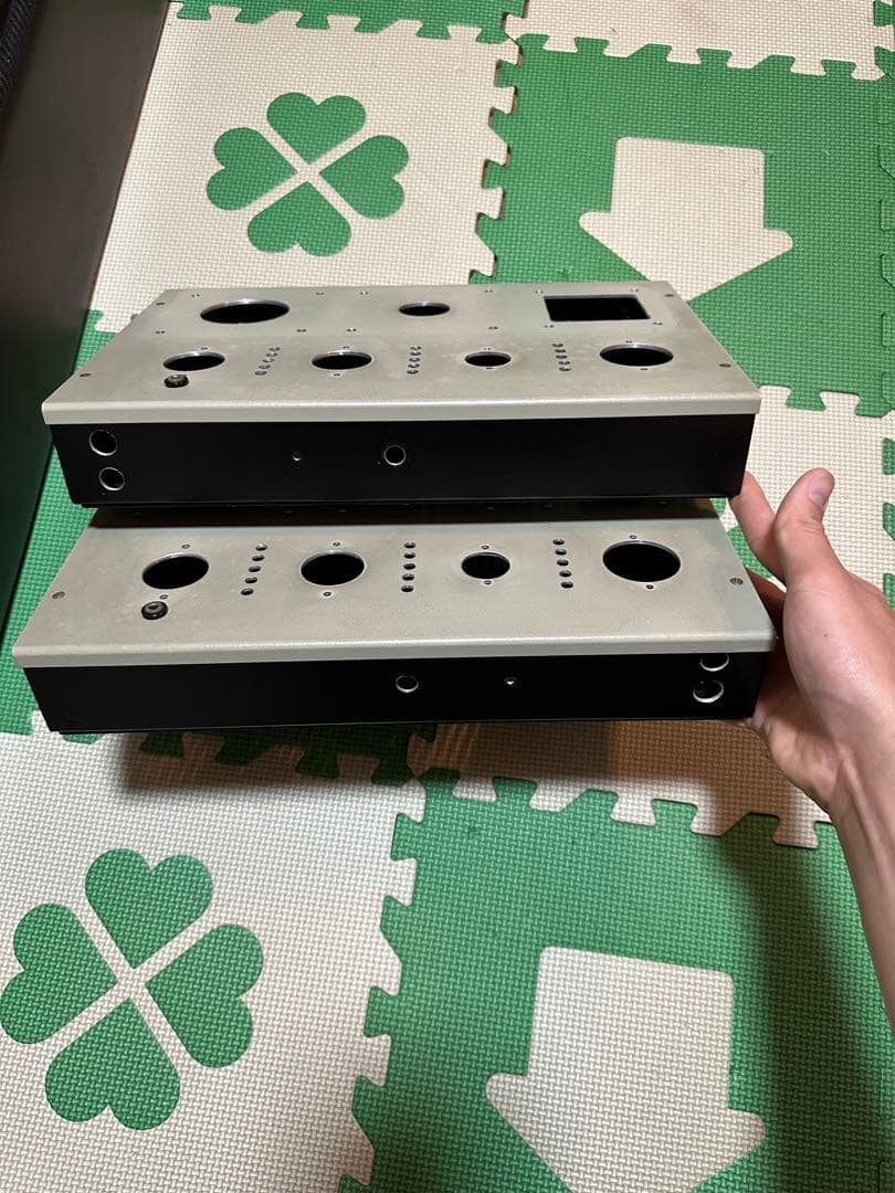 真空管アンプ シャーシ 2 個 MONO BLOCK ペア