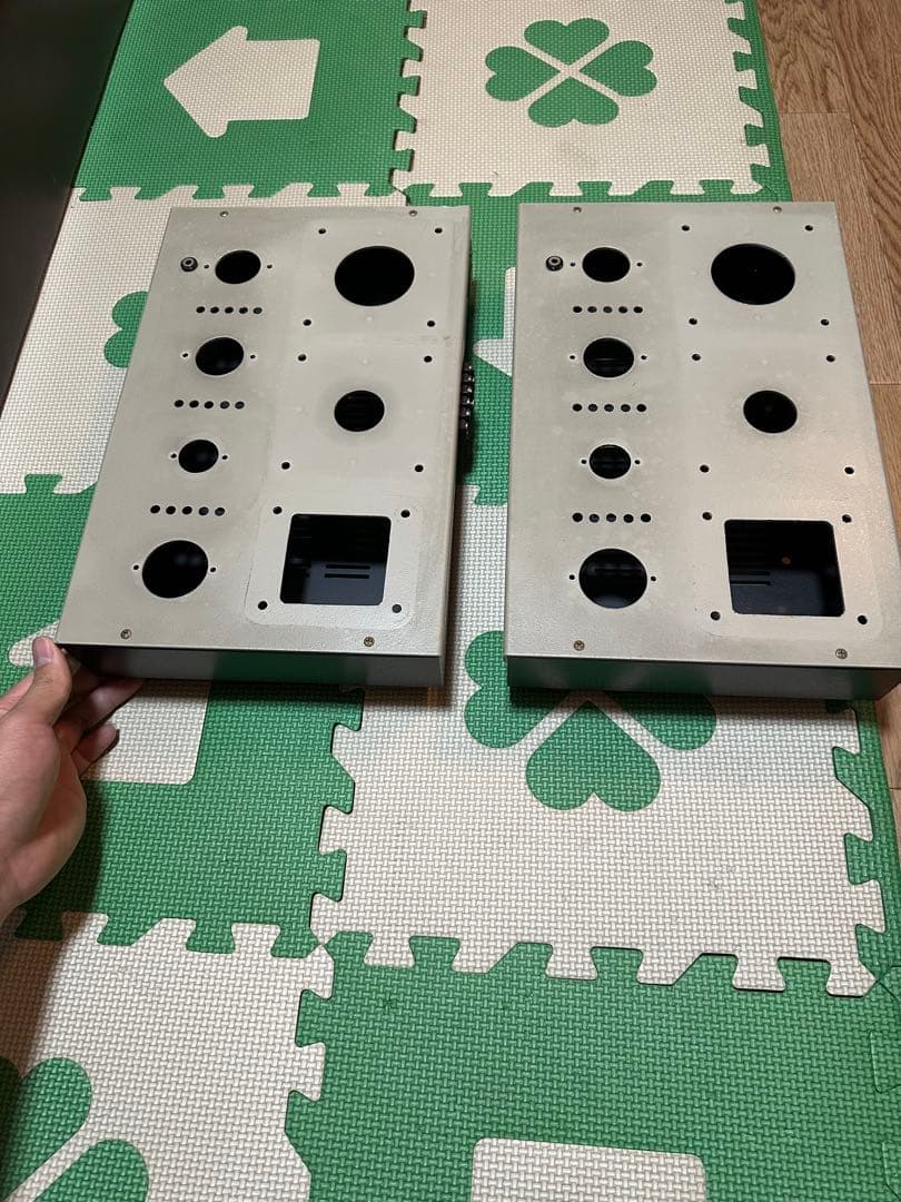 真空管アンプ シャーシ 2 個 MONO BLOCK ペア