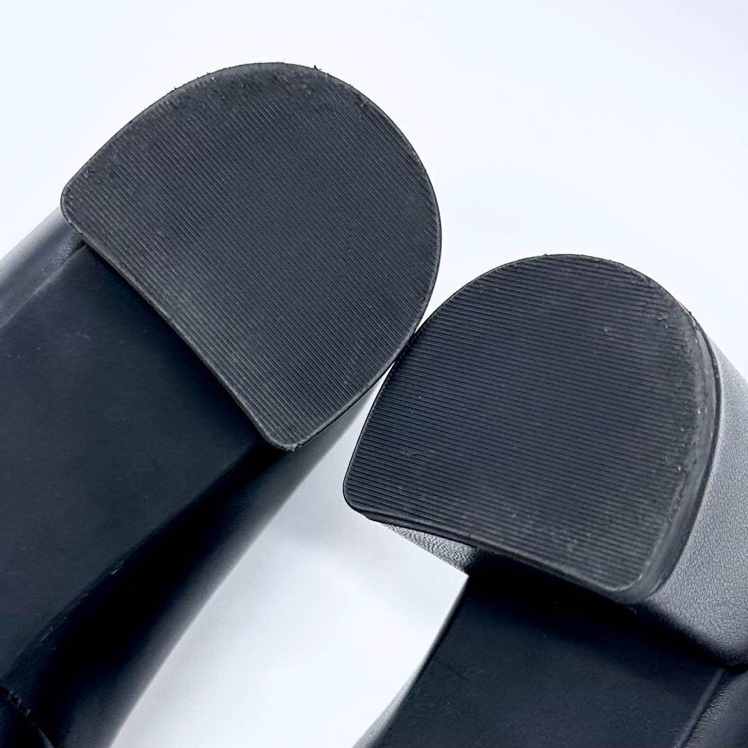 ほぼ未使用✨トリーバーチ BENTON レザー パンプス サークルロゴ 24cm