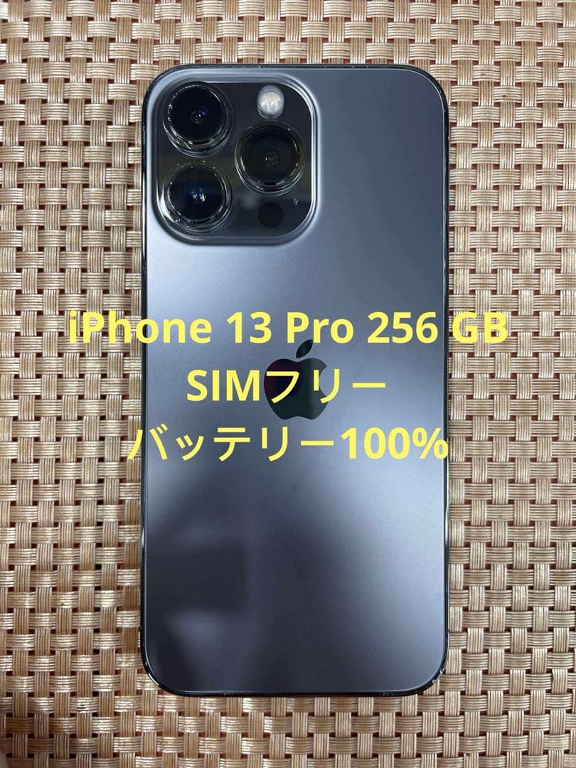 iPhone 13 Pro 256 GB グラファイト SIMフリー【4197】