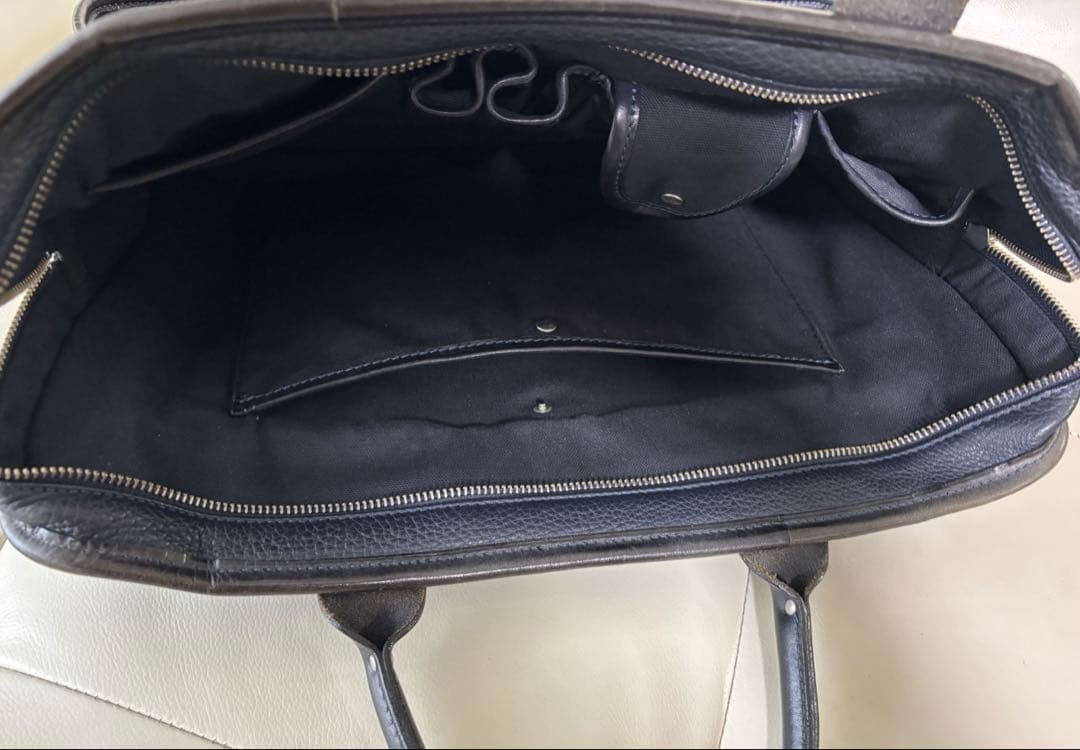 【美品】Felisi8637/2 シュリンクレザー ブリーフケース イタリア製