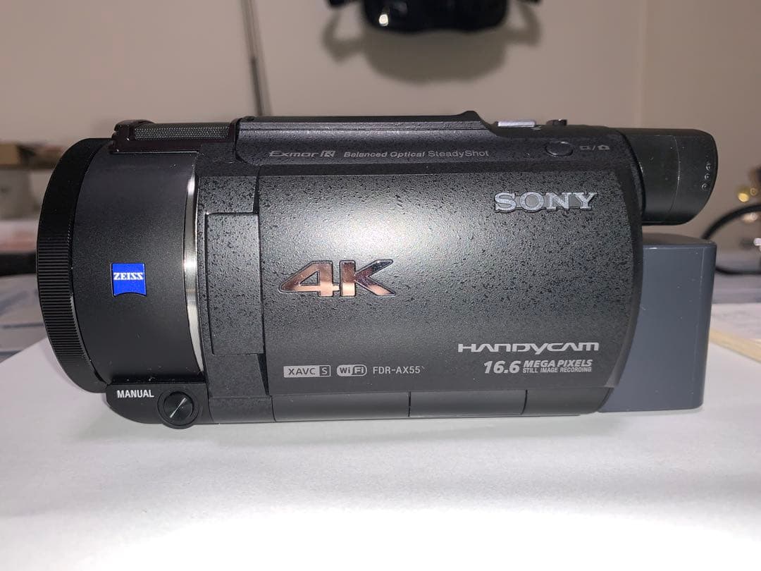 名機 SONY FDR-AX55 空間光学手ぶれ補正4K ビデオカメラ