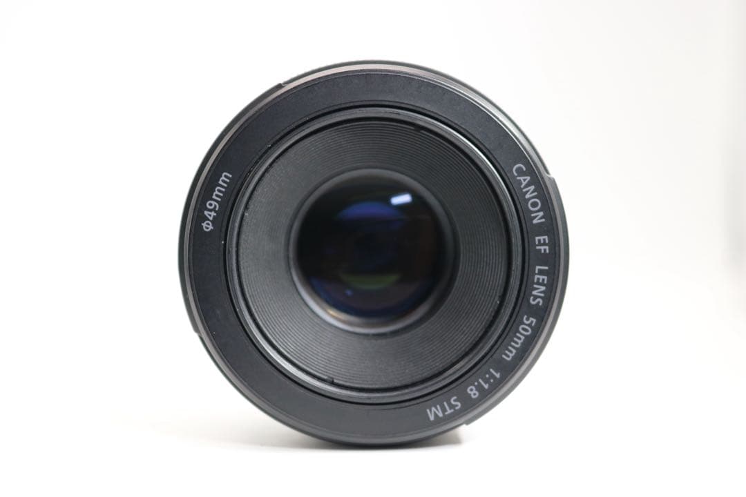 美品 【Canon EF50mm F1.8 STM】 単焦点レンズ 安心保証◎