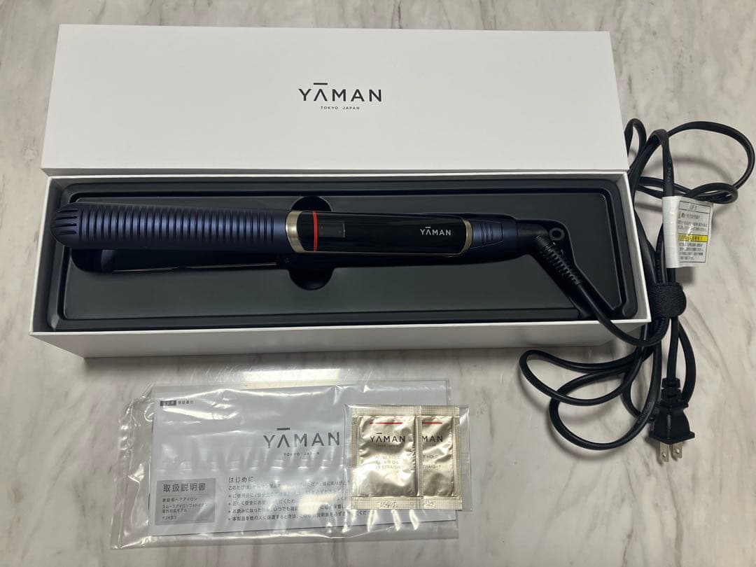 ヤーマン YAMAN ストレートヘアアイロンフォトイオン YJHB3L ネイビー