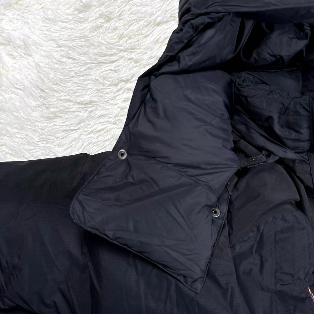 ✨2WAY・GORE‑TEX✨マーモット　ダウンジャケット　ビッグサイズ　黒　M