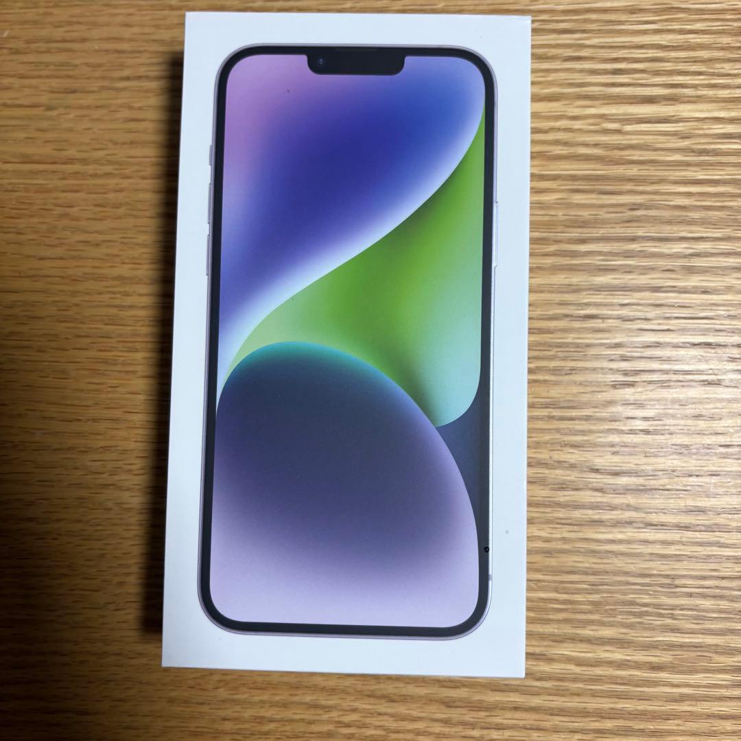 【新品未開封】iPhone14Plus パープル　128GB