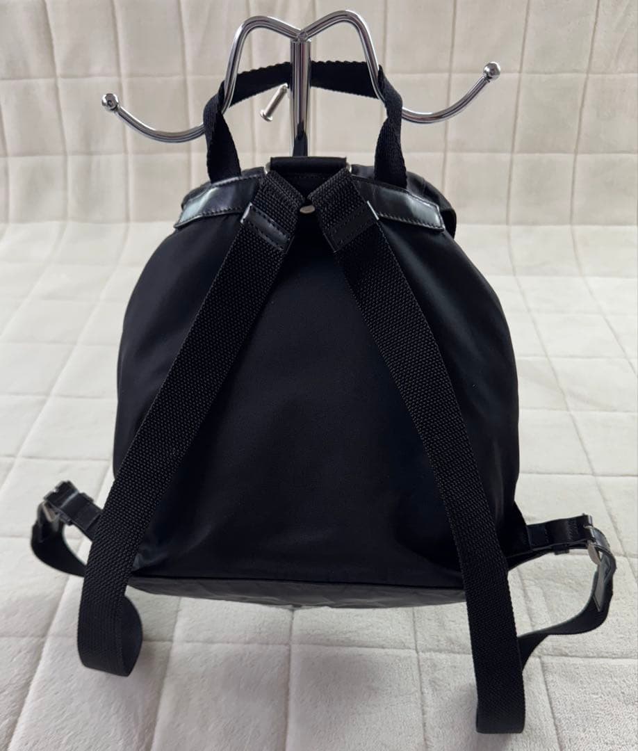 美品✨PRADAプラダ　バックパック　サフィアーノ　ナイロン　リュック　ブラック
