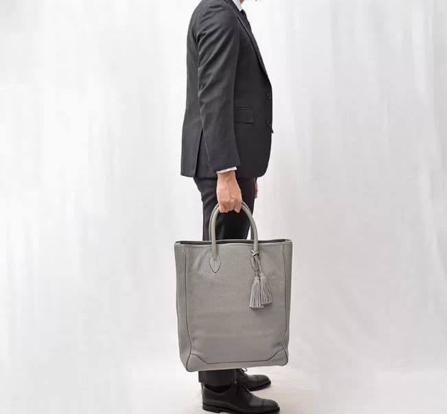 【極美品 ACATE アカーテ】シロッコ シュリンクレザー トートバッグ 廃盤品