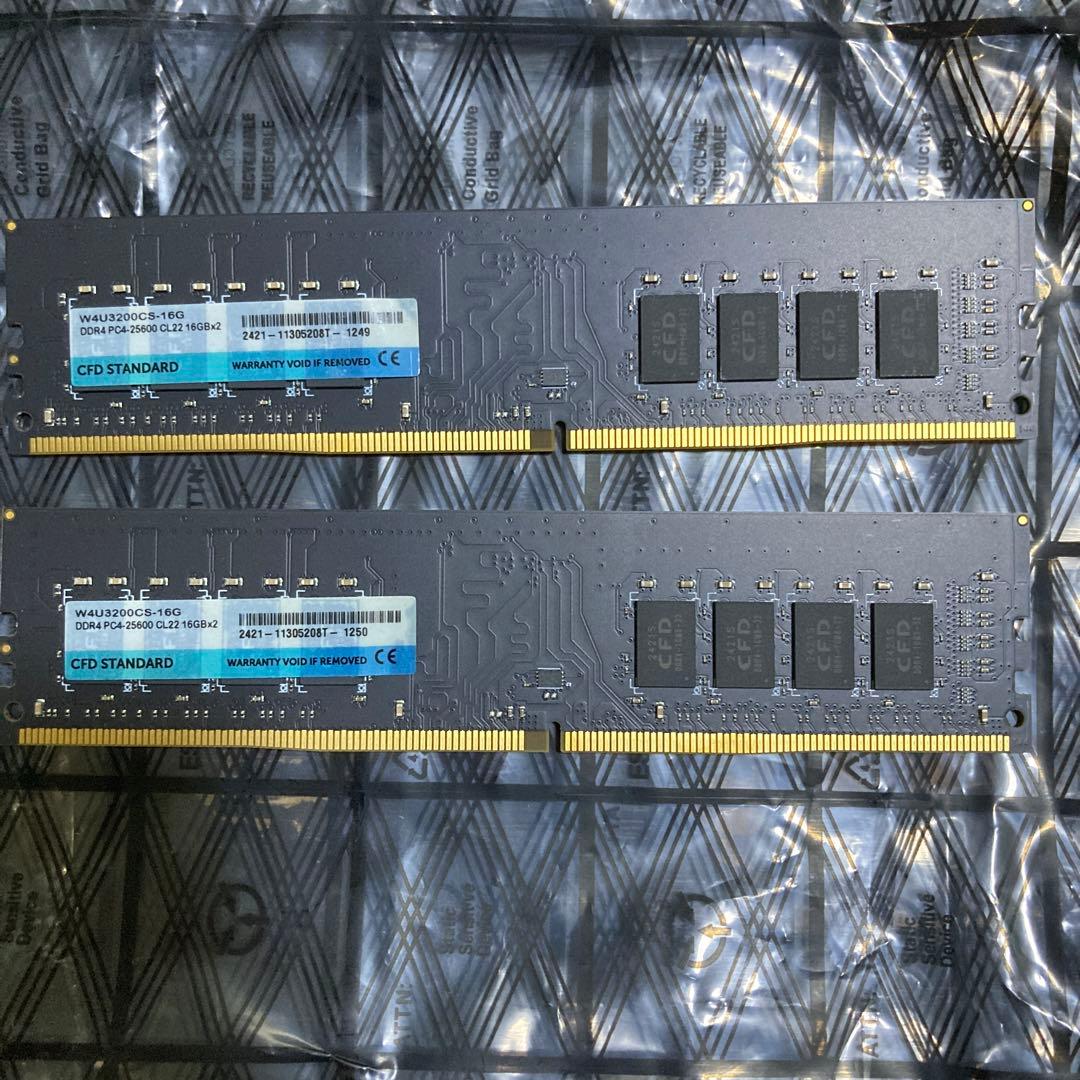 CFD DDR4 32GB(16GB×2) メモリ 3200MHz