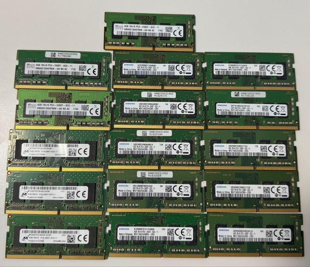 SAMSUNG PC4-2400T 4GBノート