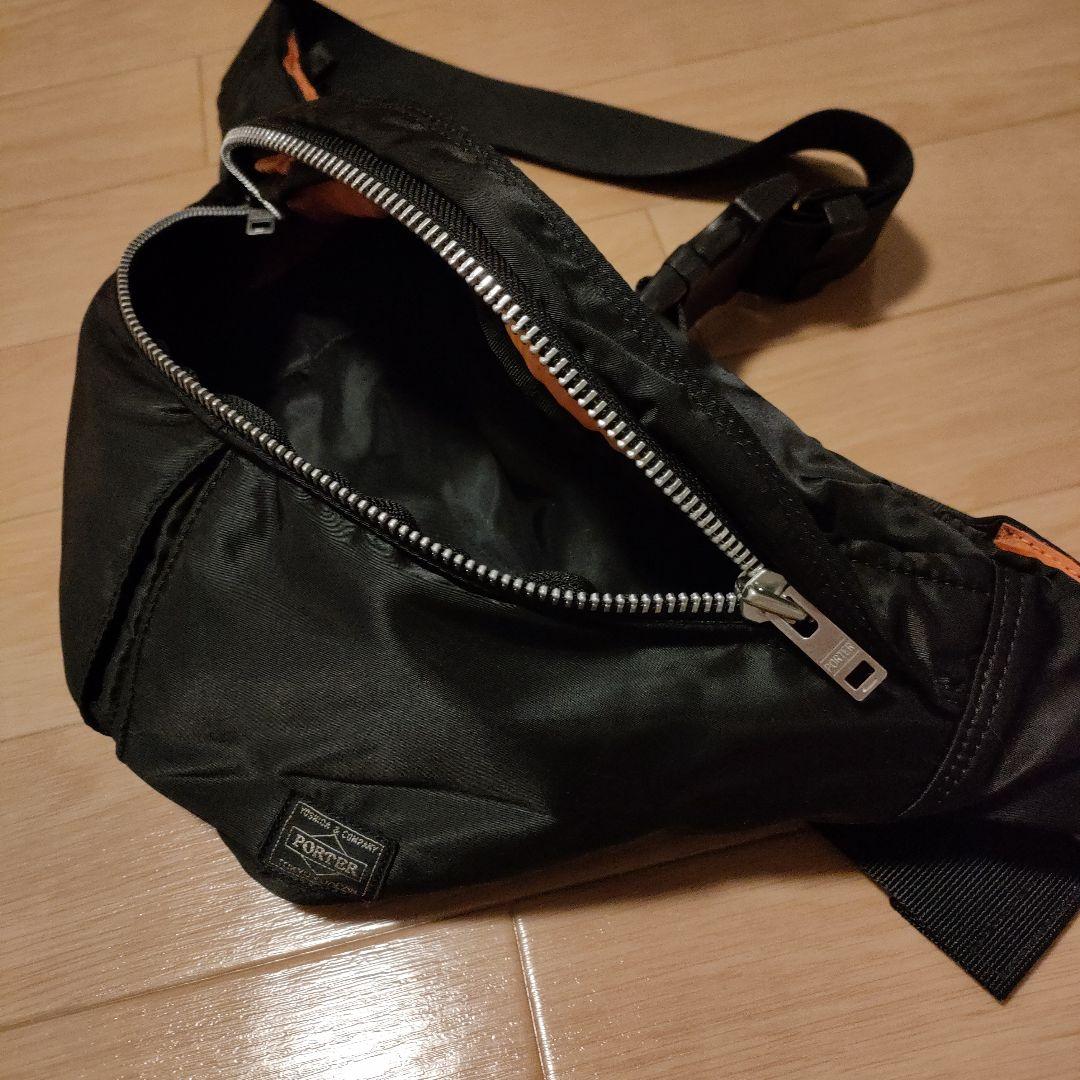 ★美品★PORTER ボディバッグ　タンカー　ウエストポーチ ブラック
