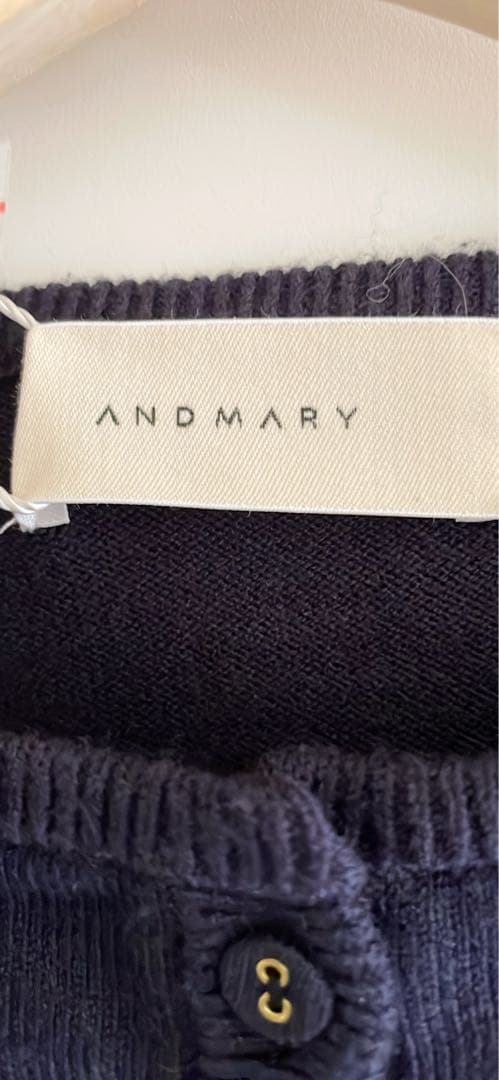 あアンドマリーCandiespants set紺カーディガンのみ新品