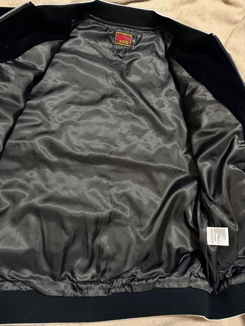 未使用 ONI DENIM 別珍 スカジャン 虎 富士山 虎 限定 美品