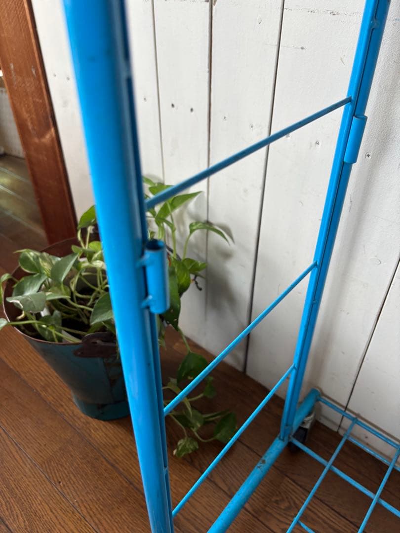 昭和レトロ サントリー　ビール　ワゴン キャスター付 店舗什器 スチールラック