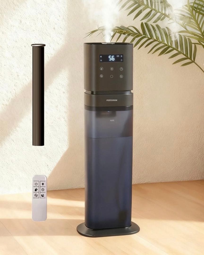 KEECOON 加湿器 大容量 超音波 アロマ加湿器 家庭用 8L 20畳