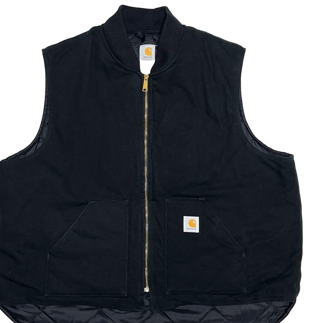 k*p様 Carhartt ダックベスト 絞りあり ブラック Size XXL位